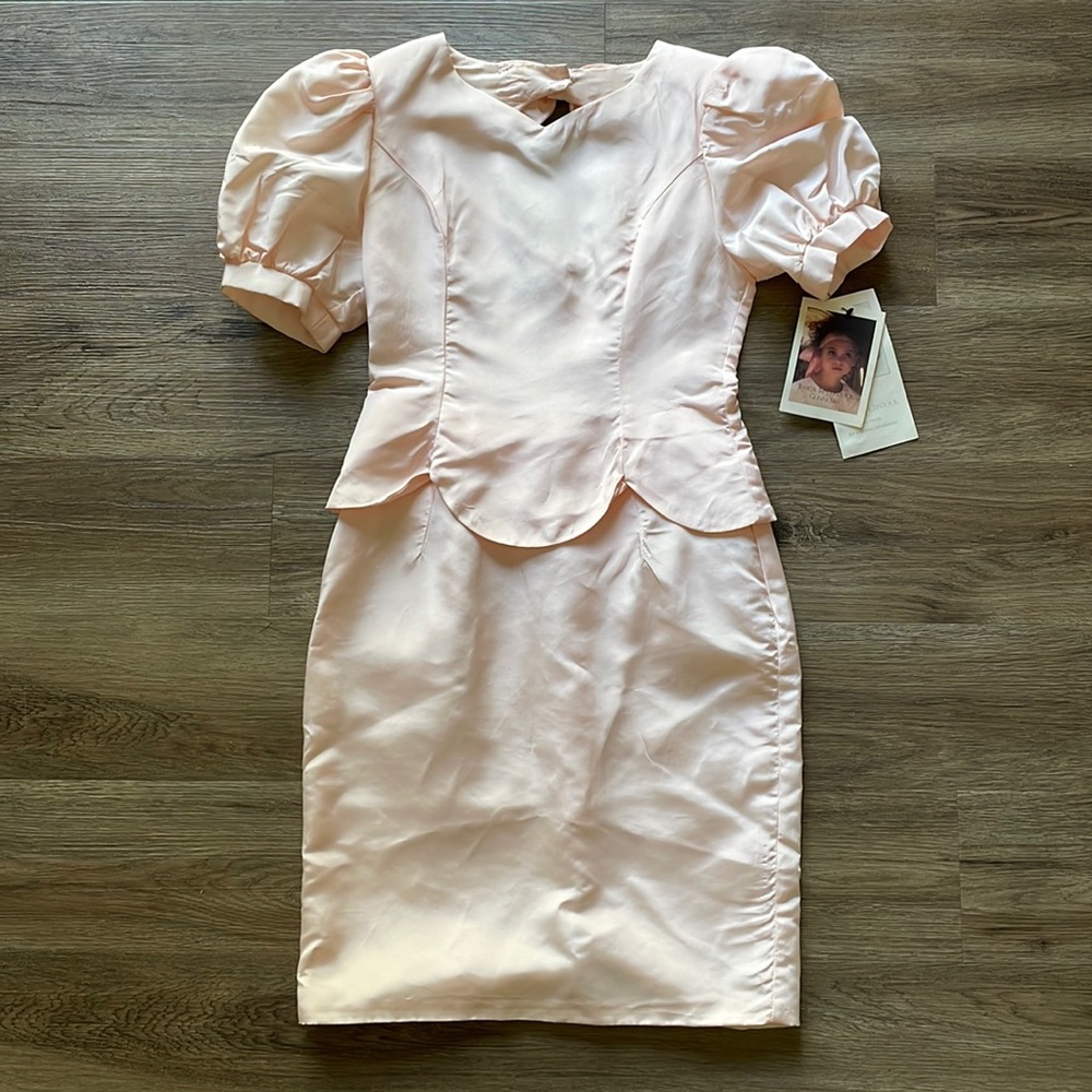 Vintage Pink Jessica McClintock Gunne Sax Dress